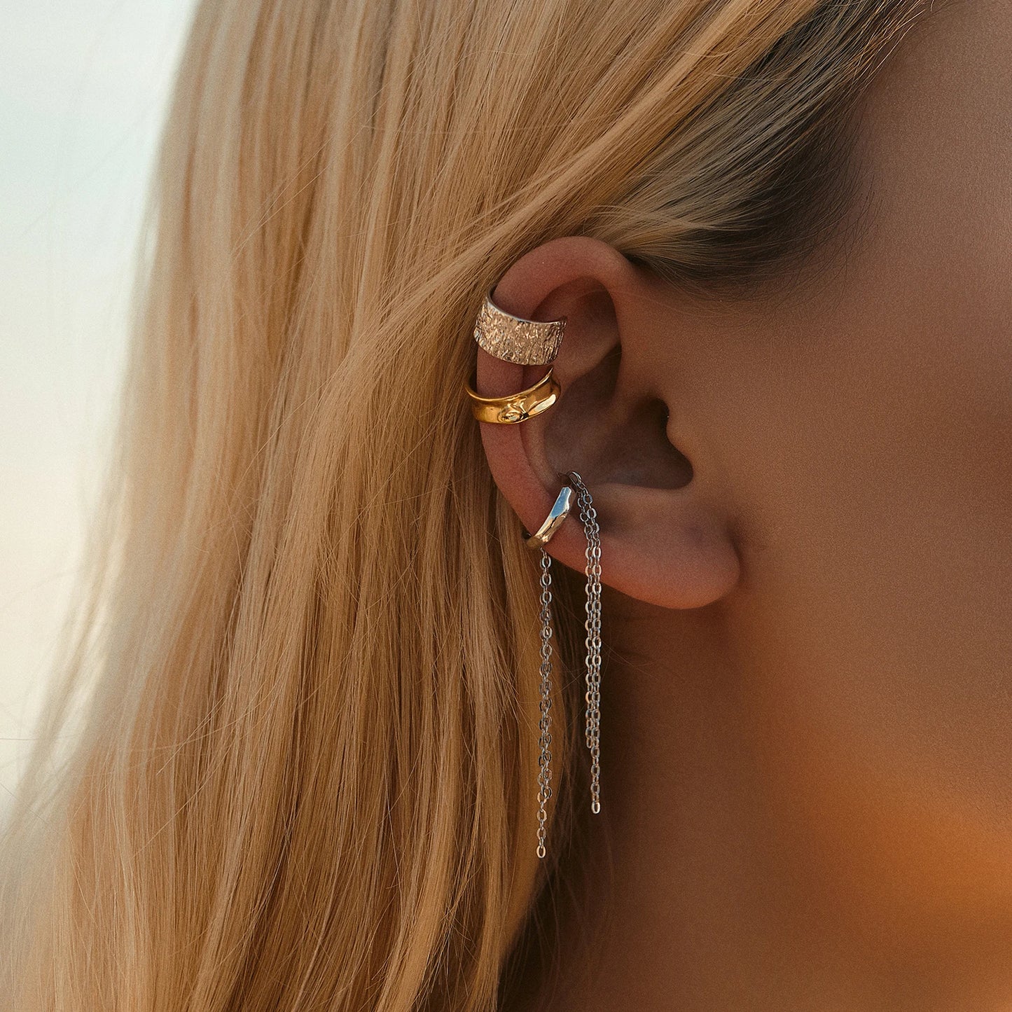 Orecchino ear cuff "Gaia"