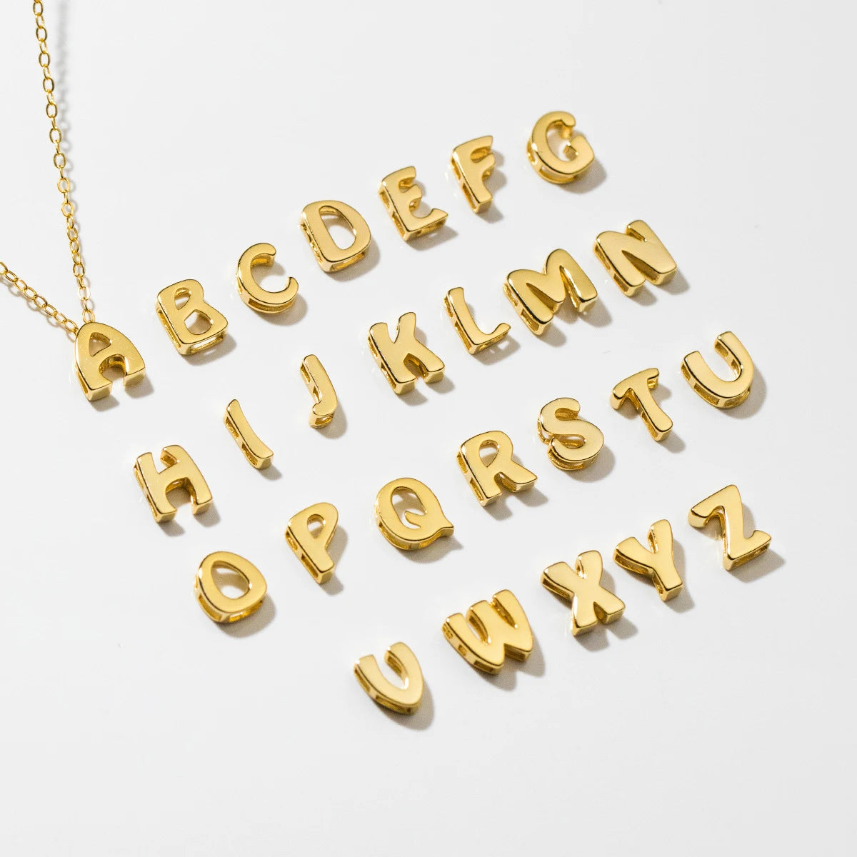 Pendente "Gold Letter"